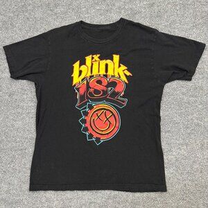 Blink 182 Black T Shirt Mens Small Punk Rock Grunge